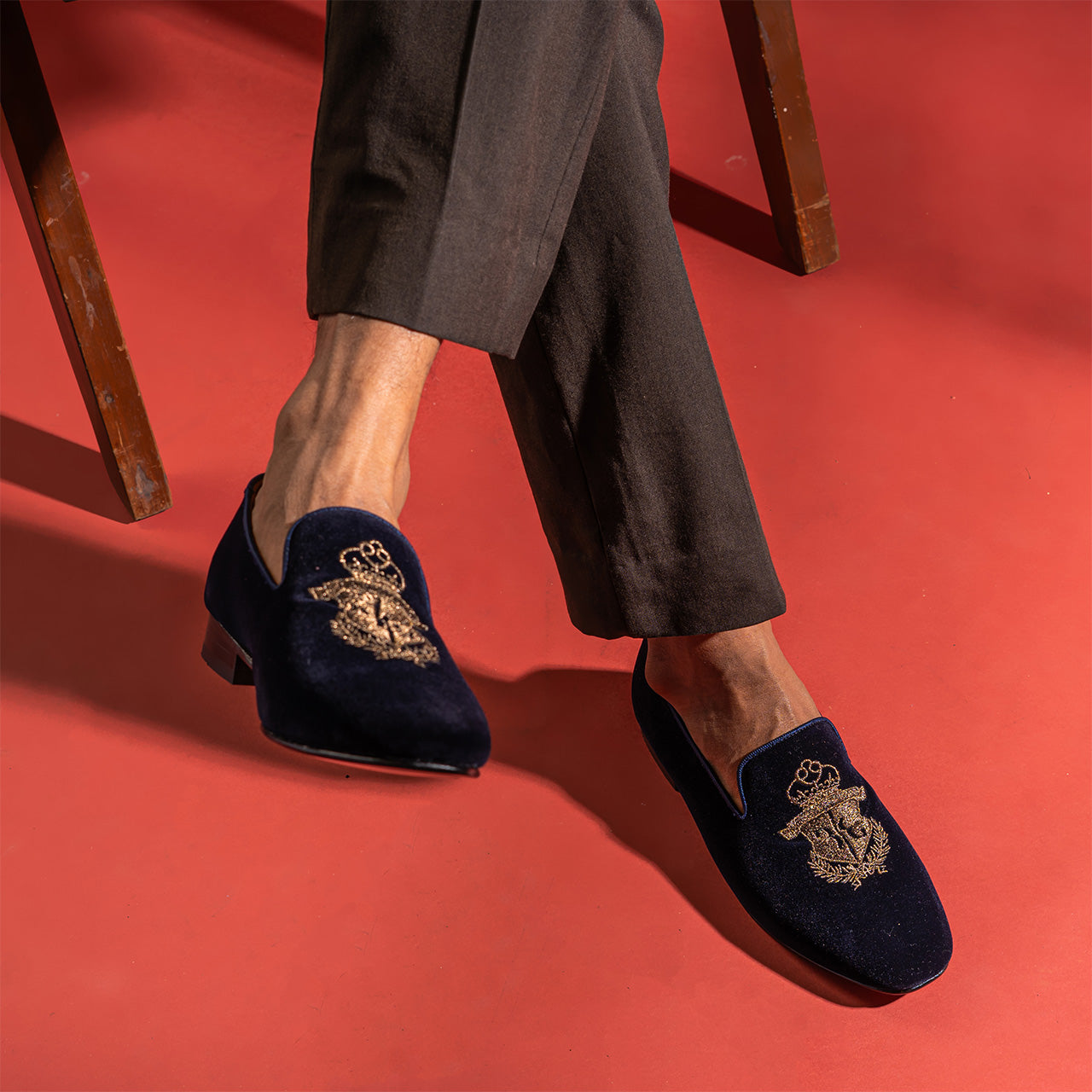 Embroidered Ethnic Loafers