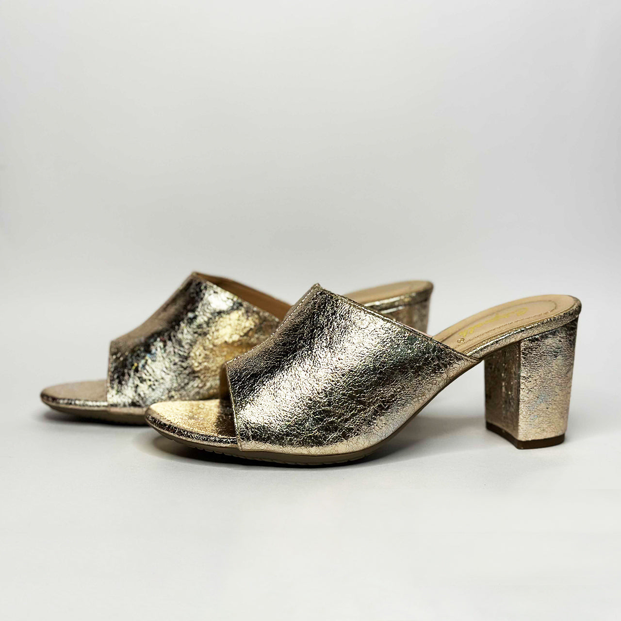 Metallic Mules