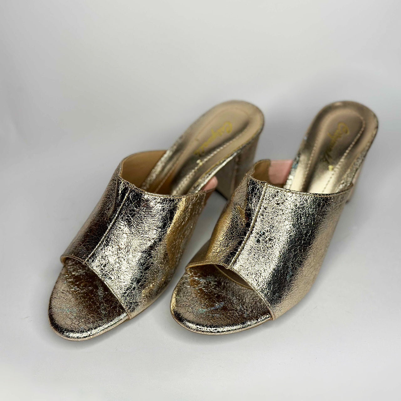 Metallic Mules