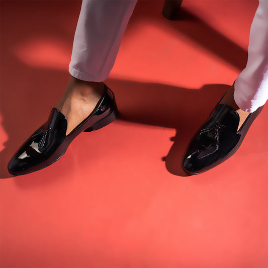 Classic Black Tassle shoes